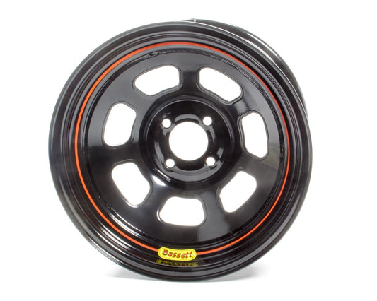 Bassett BAS58SH4 Wheel 15x8 D-Hole 4x100 mm 4in BS Black