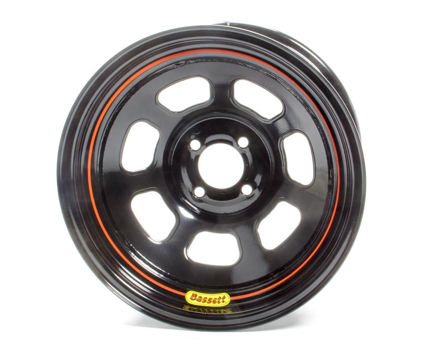 Bassett BAS58SH4 Wheel 15x8 D-Hole 4x100 mm 4in BS Black
