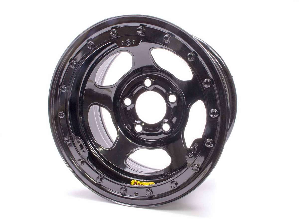 Bassett BAS59A52LK 15 x 8.75 B/L Black 5x5 2in BS Inertia
