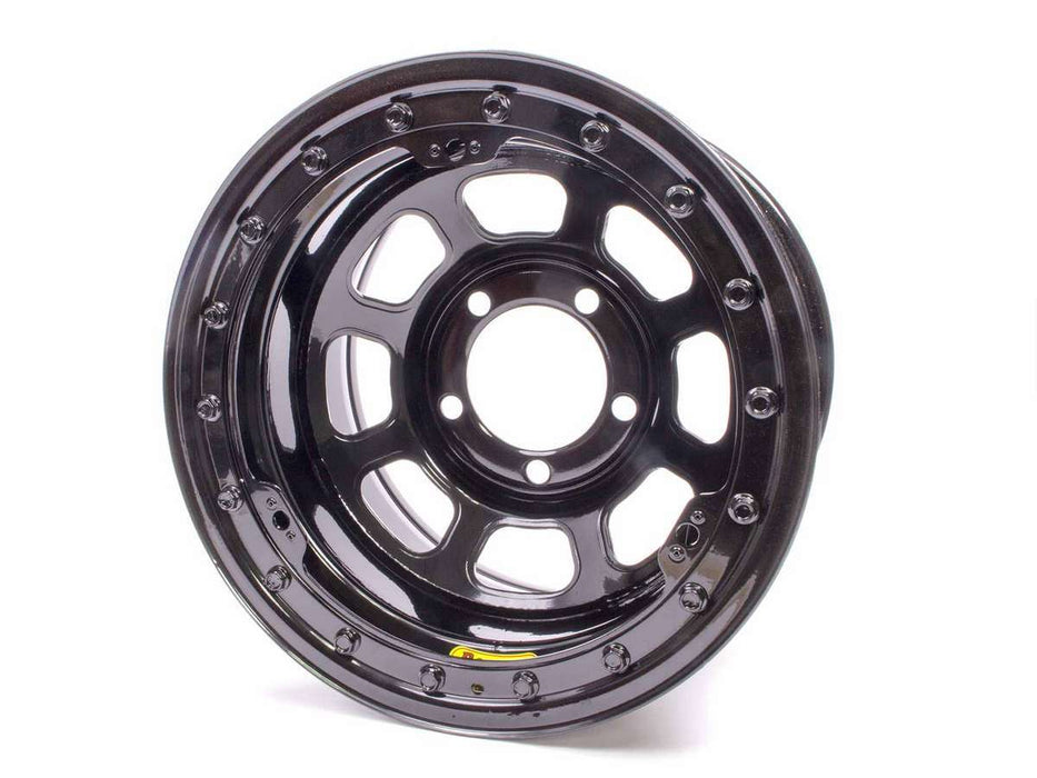 Bassett BAS59D54LK 15 x 8.75 B/L Black 5x5 4in BS D-Hole
