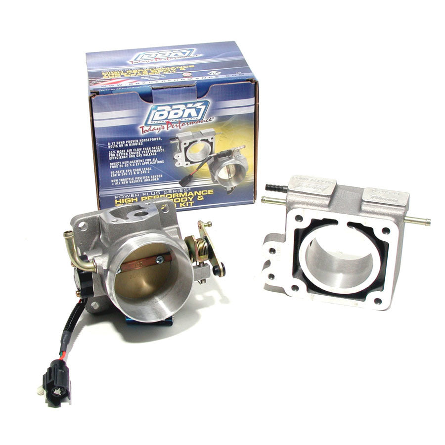 BBK Performance Parts 70mm Throttle Body/EGR Plate Kit  - 86-93 Must.