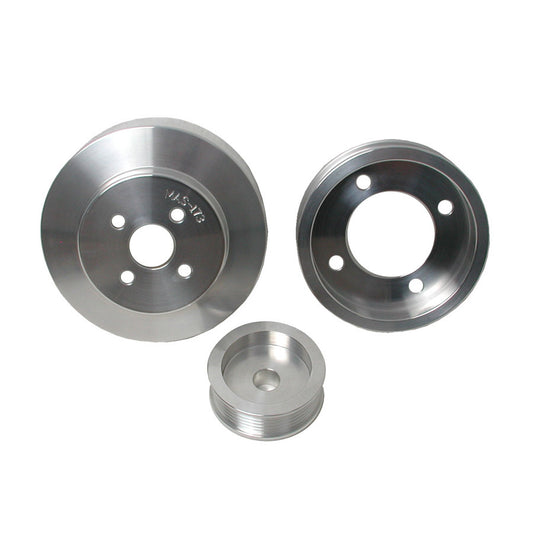 BBK Performance Parts 3pc. Aluminum Pulley Kit - 94-95 Mustang 5.0L