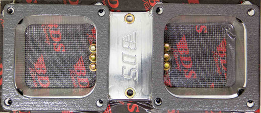 Blower Drive Service BDSCA-9027 671-871 Dual 4500 Billet Carb. Adapter Kit - Pol.