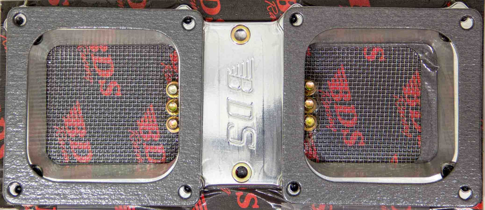 Blower Drive Service BDSCA-9027 671-871 Dual 4500 Billet Carb. Adapter Kit - Pol.