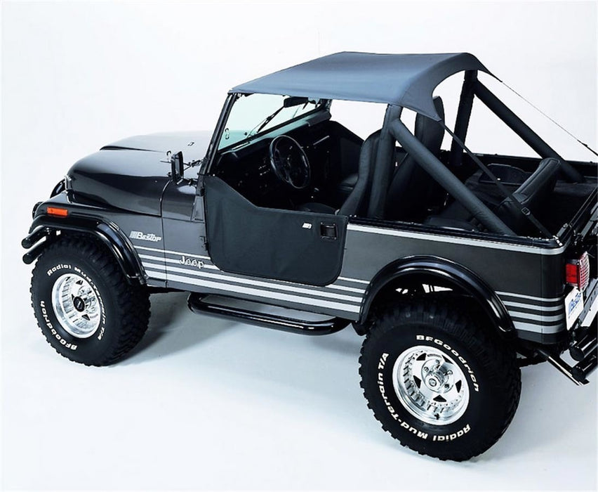 Bestop BES52508-09 76-86 Jeep CJ7 Charcoal Traditional Bikini