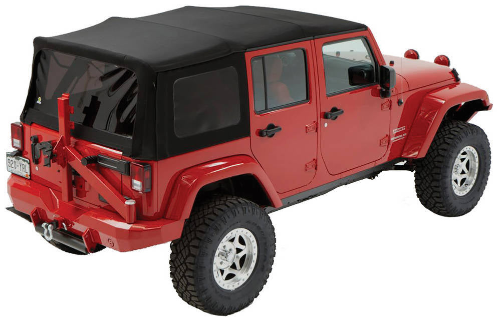 Bestop BES54823-17 Supertop NX Black Twill 07-16 Wrangler JK 4 Door