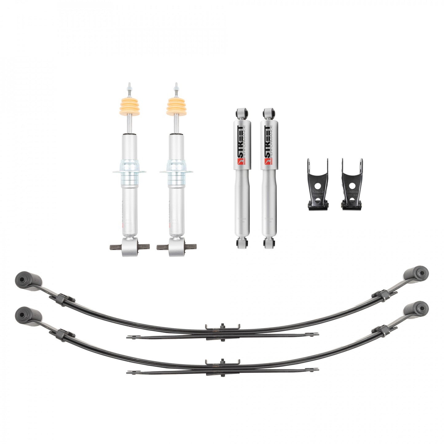Bell Tech BLL350344SP Lower Kit 0in Front/4in Rear 19- GM P/U 1500