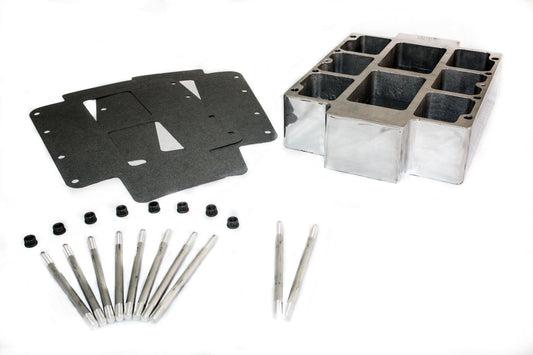 The Blower Shop BLS5024 Blower Manifold Spacer 4in - Polished