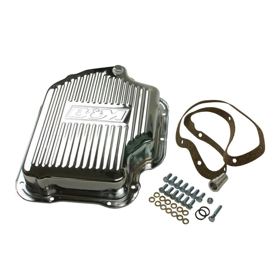 B And M Automotive BMM20289 Th400 Deep Pan Chrome Steel