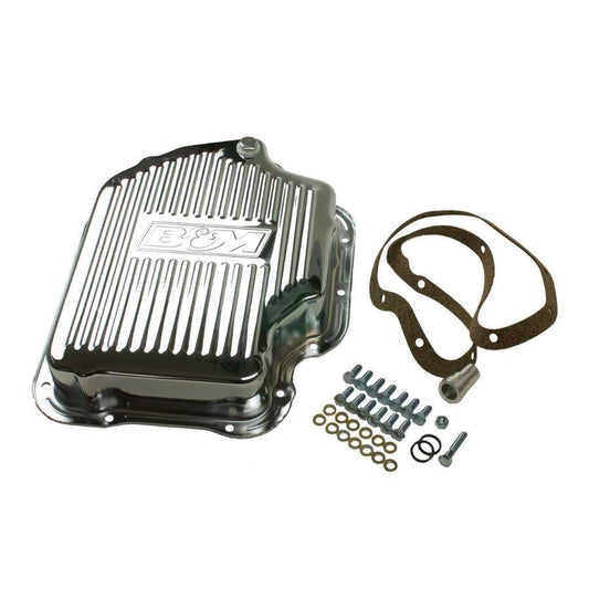 B And M Automotive BMM20289 Th400 Deep Pan Chrome Steel