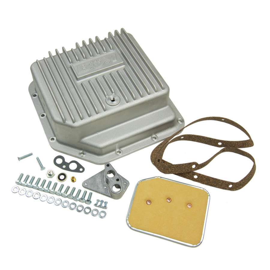 B And M Automotive BMM30280 Cast Alum Tranny Pans