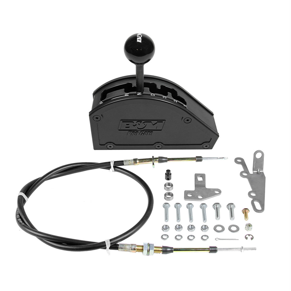 B And M Automotive BMM80902 Pro-Gate Shifter - GM 4-Speed - Rear Exit