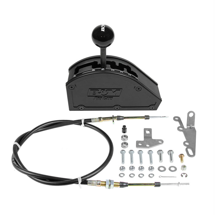 B And M Automotive BMM80902 Pro-Gate Shifter - GM 4-Speed - Rear Exit