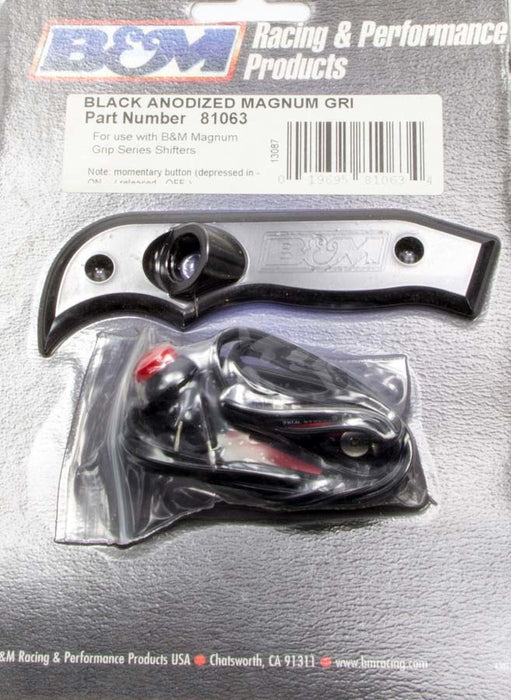 B and M AUTOMOTIVE Button Grip Plate - 81063BM
