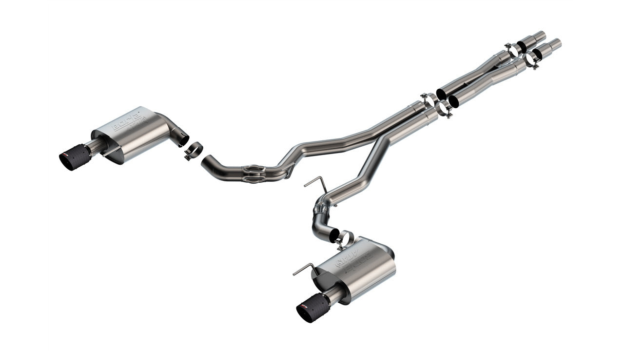 Borla BOR140961CFBA 24- Mustang 5.0L Cat Back Exhaust