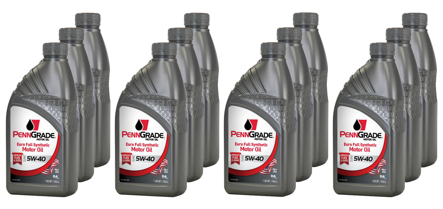 Penngrade Motor Oil BPO61316-12 PennGrade Euro 5w40 Case 12 x 1 Quart