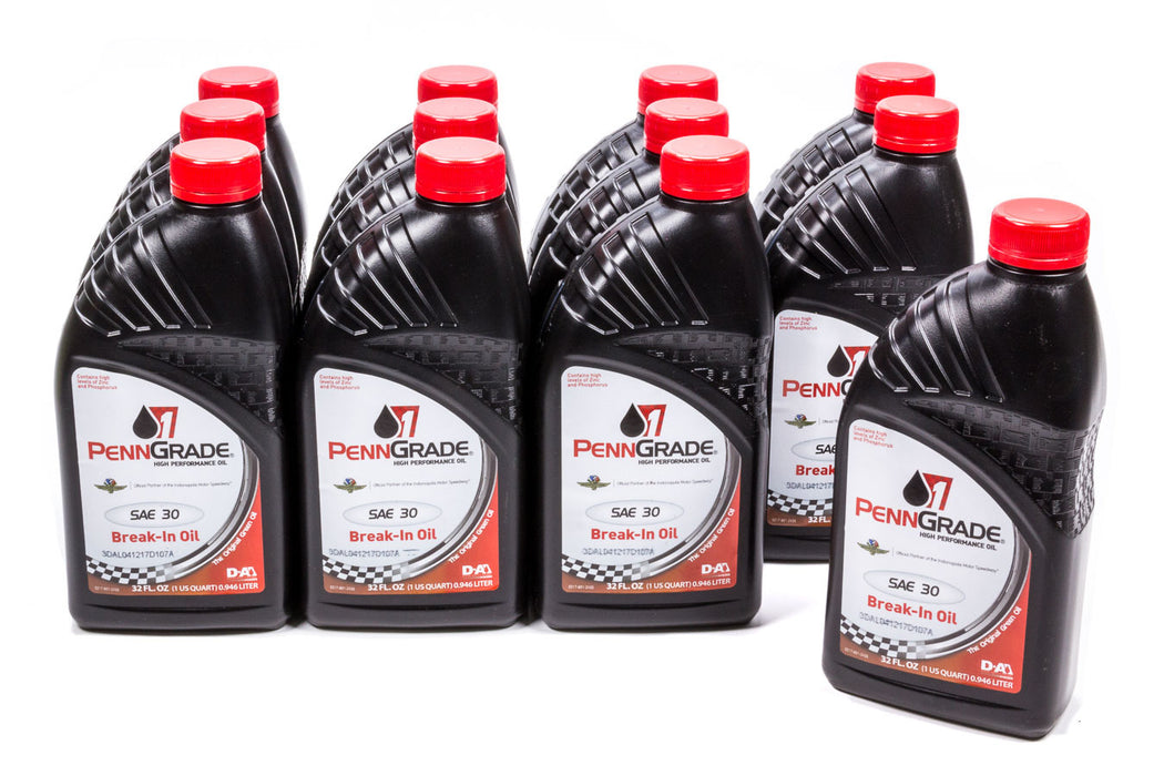 Penngrade Motor Oil BPO71206-12 30w Engine Break-In Oil Case/12-Qt