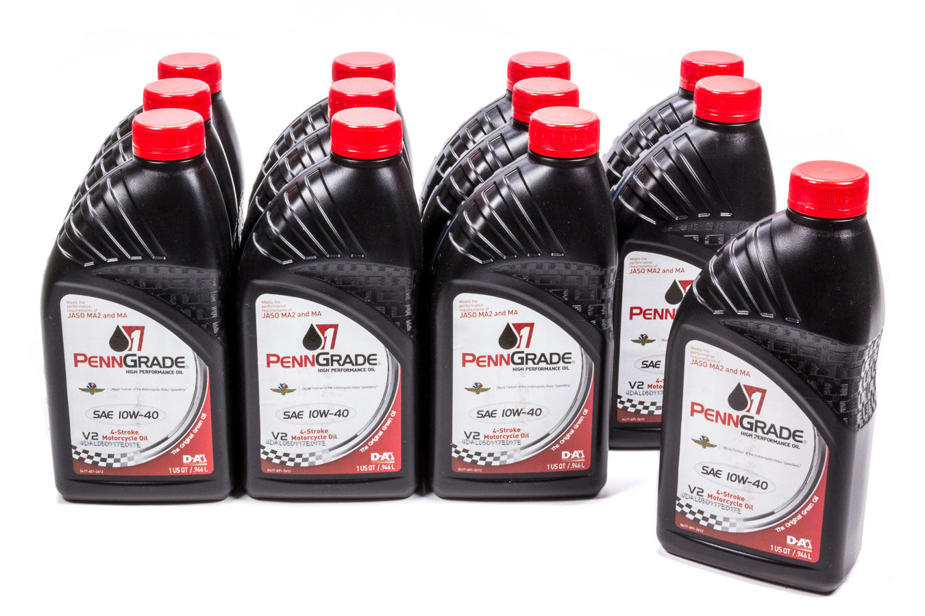 Penngrade Motor Oil BPO71566-12 10w40 Motorcycle Oil Cs/12-Qt