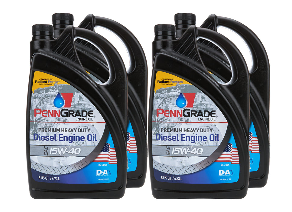 Penngrade Motor Oil BPO72100-4 15w40 Diesel Engine Oil Case 4 x 5 Quart