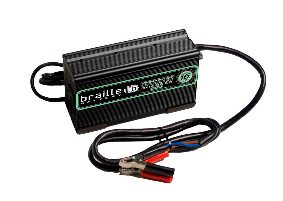 Braille Auto Battery BRB16325L Lithium Battery Charger Micro-Lite 16 Volt 25amp
