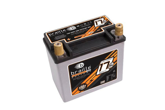 Braille Auto Battery BRBB2317 Racing Battery 17lbs 1191 PCA 6.8x4.0x6.1