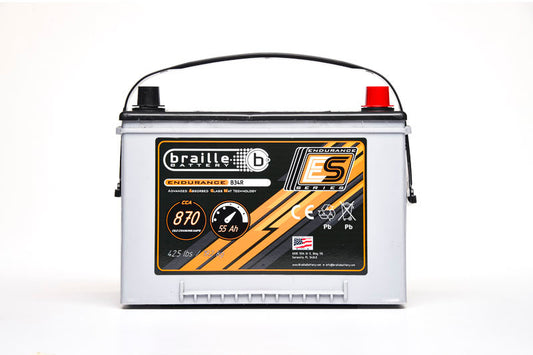 Braille Auto Battery BRBB34R 34R Endurance AGM Battery 870 CCA