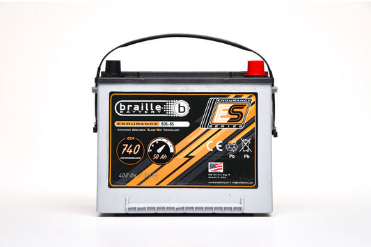 Braille Auto Battery BRBB35-85 35/85 Endurance AGM Battery 740 CCA
