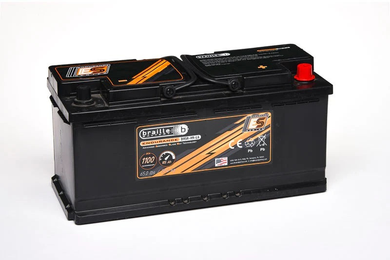 Braille Auto Battery BRBB95R-H9-L6 95R-H7-L4 Endurance AGM Battery 1100 CCA