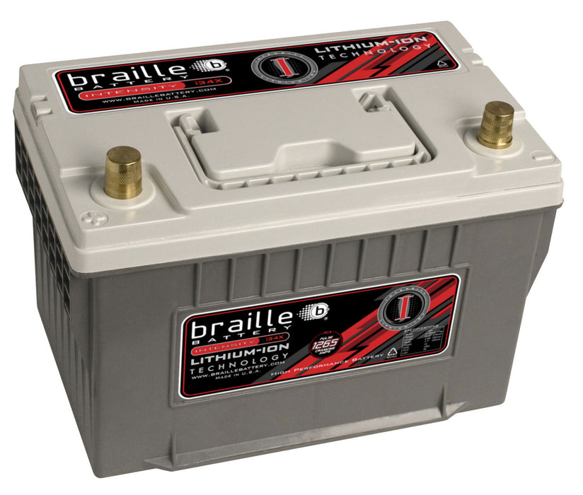 Braille Auto Battery BRBI34X Lithium Ion Intensity I34X Battery 12-Volt