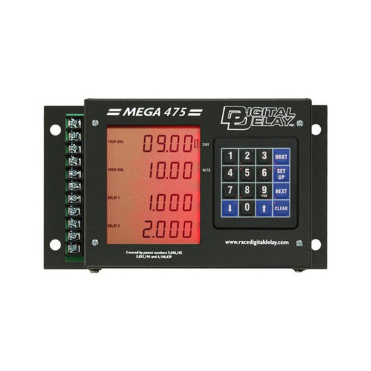 Biondo Racing Products BRPDDI-1095-BR MEGA 475 Delay Box wo/ Dial Board - Black/Red