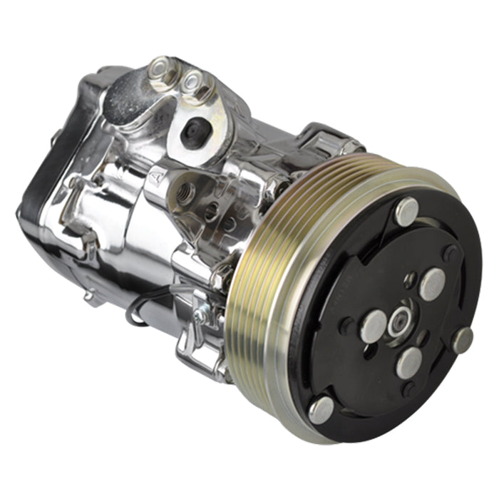 Billet Specialties BSP12060 A/C Compresser SD-7 Serpintine Polished