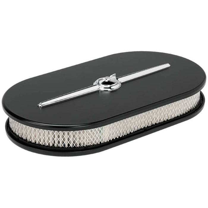 Billet Specialties BSP15424 Oval Air Cleaner Large Streamline Black