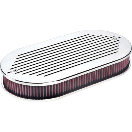 Billet Specialties BSP15520 Dual Quad Air Cleaner Ball Milled