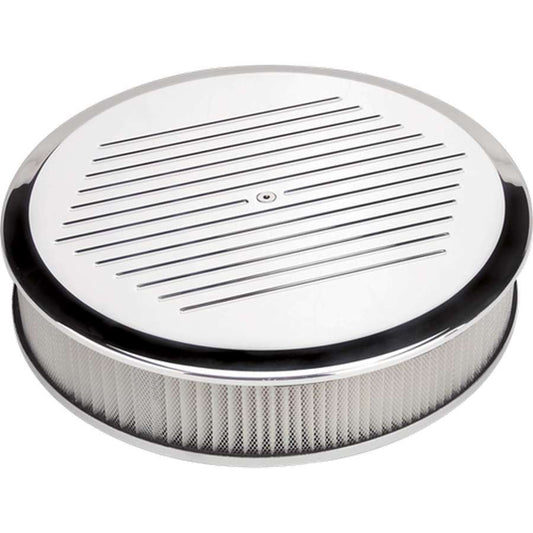 Billet Specialties BSP15820 Air Cleaner 14in Round Ball Milled Polished