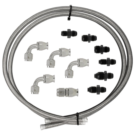 Billet Specialties BSP77905 Hose Kit Power Steering W/Pump Mount Resevoir