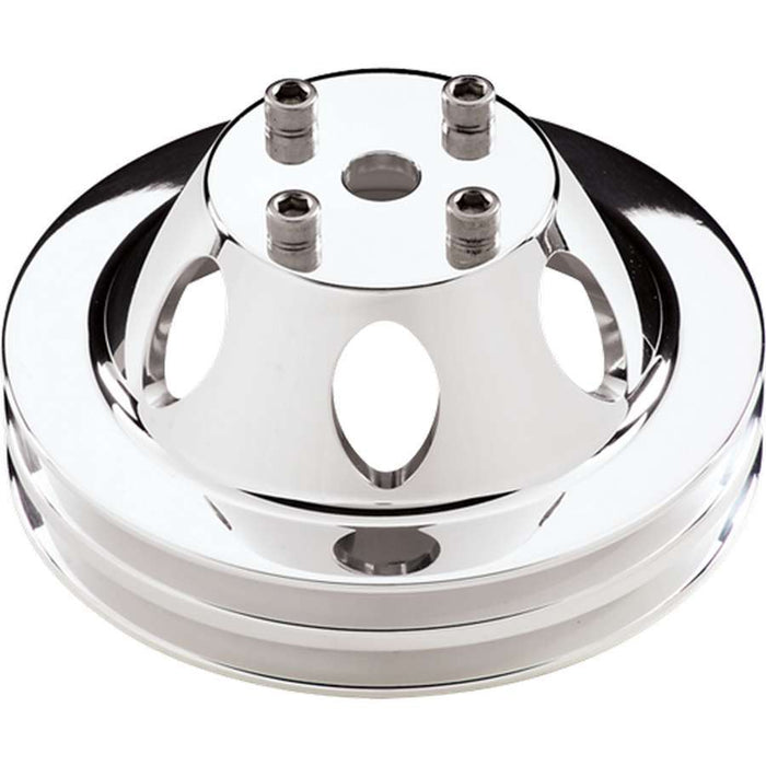 Billet Specialties BSP78120 SBC/BBC 2 GRV WP Pulley For LWP Polished
