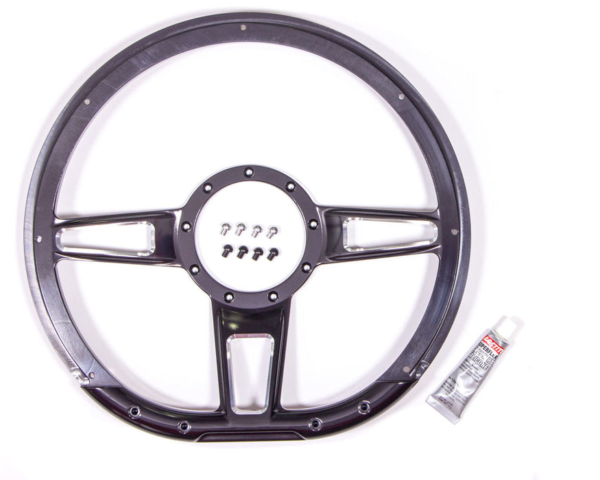 Billet Specialties BSPBC29409 Steering Wheel Formula D-Shaped 14in Contrast