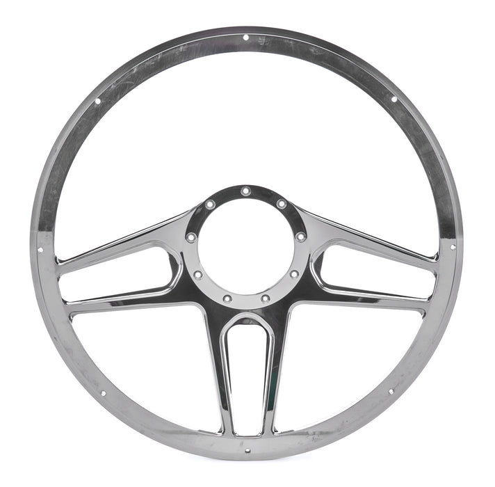 Billet Specialties BSPBC34051 Steering Wheel 1/2 Wrap 15.5in Tec 5 Black