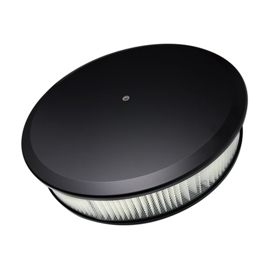 Billet Specialties BSPBLK15829 Air Cleaner 14in Round Plain Black