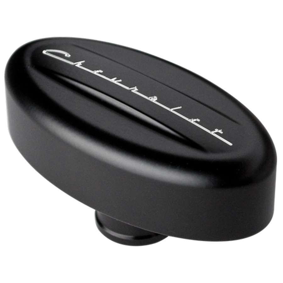 Billet Specialties BSPBLK20923 Breather Valve Cover Retro Black Chevrolet