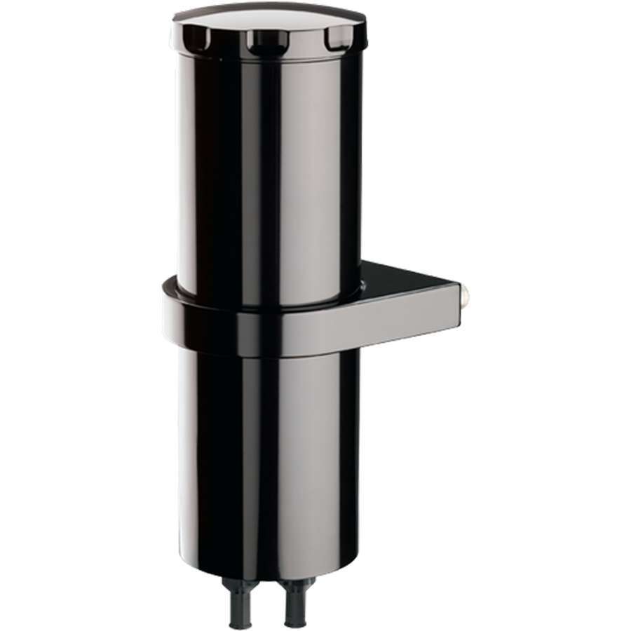 Billet Specialties BSPBLK77109 Overflow Tank 8.75in Smooth w/Bracket Black