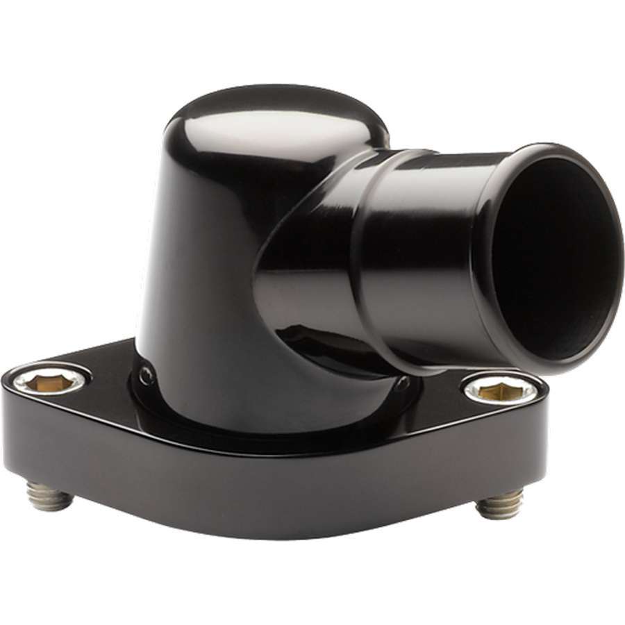 Billet Specialties BSPBLK90320 Black Chevy 15 Degree Water Neck