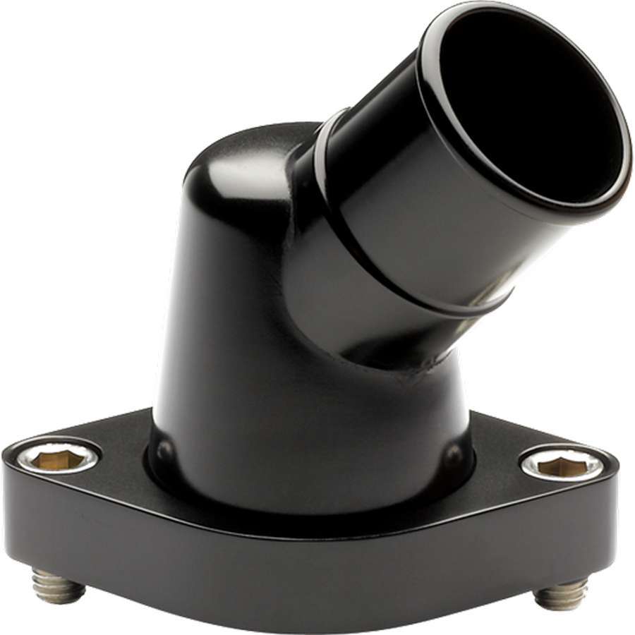 Billet Specialties BSPBLK90420 Black Chevy 45 Degree Water Neck