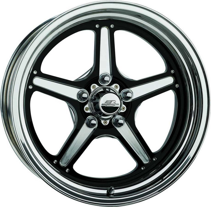 Billet Specialties BSPBRS035406116N Street Lite Black Wheel 15x4 1.625in BS