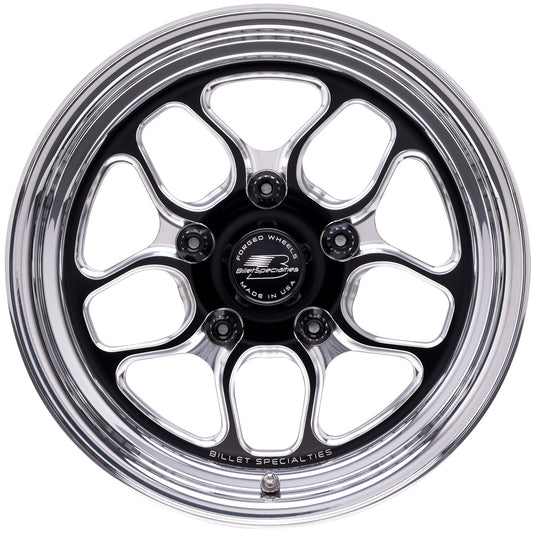 Billet Specialties BSPBRS22540F6522 Win Lite Wheel Black 15x4 2.25 Backspace
