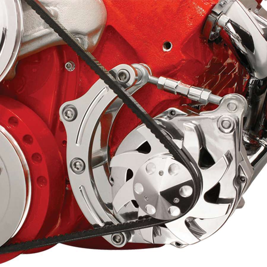 Billet Specialties BSPFM0205PC BBC Alt Bracket SWP Low Mount Drivers Side