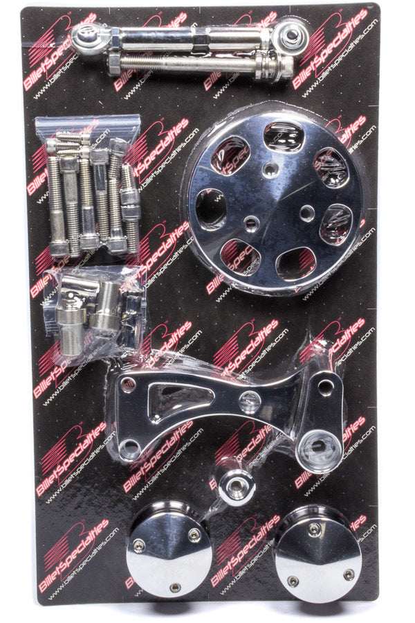 Billet Specialties BSPFM1320PC SBC Top Mount A/C Bracket