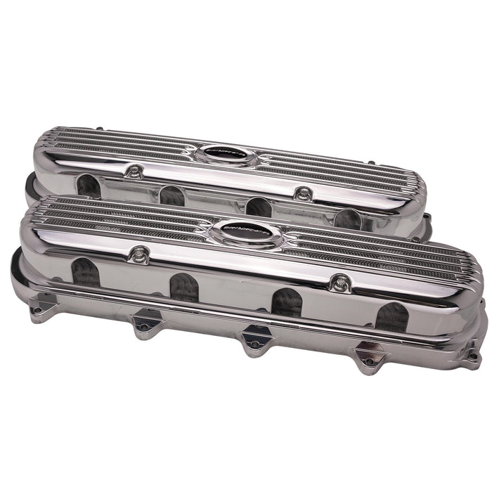 Billet Specialties BSPP95570 Valve Covers Gen V LT Ribbed Polished