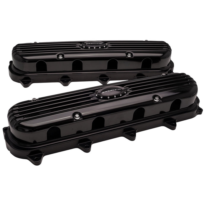 Billet Specialties BSPP95575 Valve Covers Gen V LT Ribbed Black