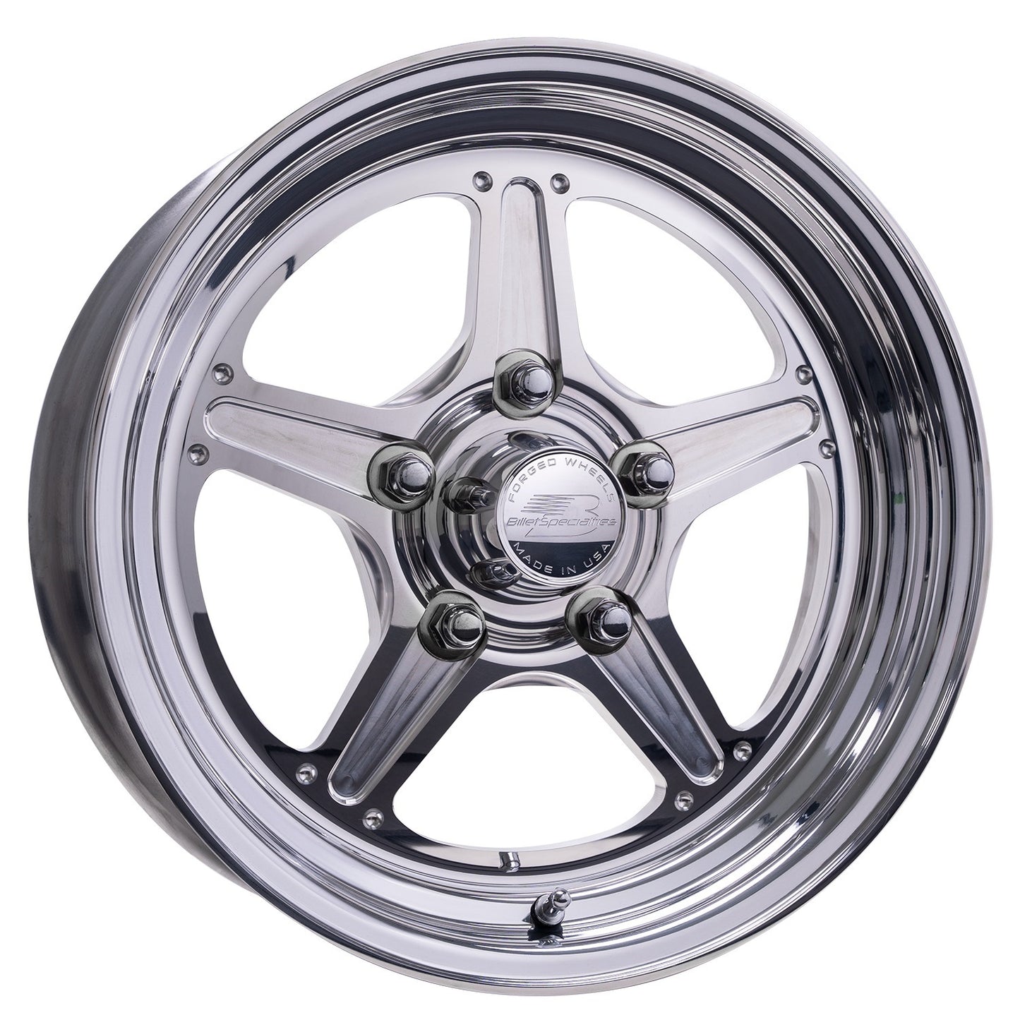 Billet Specialties BSPRS23535F6517 Street Lite Wheel 15X3.5 1.75BS 5X4.5 BC